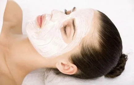 Arc maszkok használatával sav-sav termékek a bőr, aszkorbinsavval kozmetikumok,