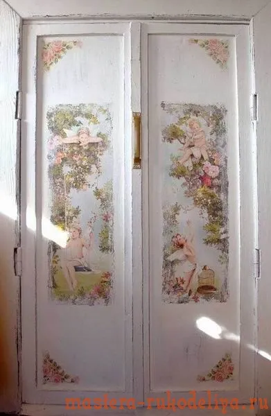 Mester osztályban decoupage dekor ajtók