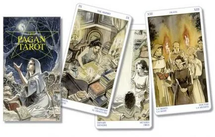 Pagan Tarot fekete-fehér mágikus kártyák értékét, galéria, értelmezése