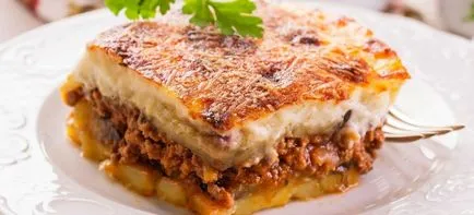 Moussaka görög - egy klasszikus recept padlizsán