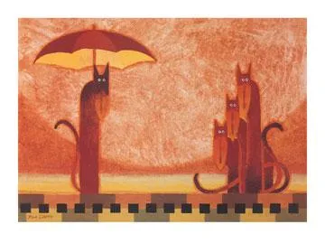 Nazran govinder - aranyos macskák négyzet férfi egy szomorú történet - Masters Fair - manuális