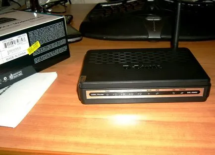 Beállítása a router D-LINK DSL-2640u