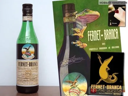 Tinktúra kesernyés Fernet Branca - «egy üvegben - a sárkány vére”, vásárlói vélemények