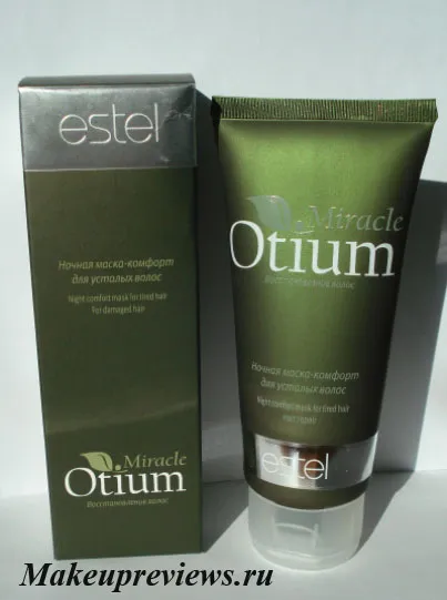 Noapte masca de confort pentru parul slabit de la Estel miracol Otium - există un efect! Opinii de produse cosmetice