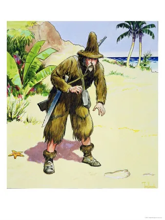 A kép a Robinson Crusoe