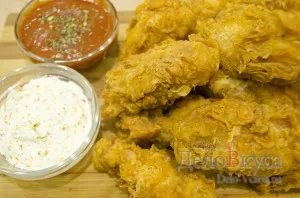Akut csirkeszárny sör sült recept (KFC)
