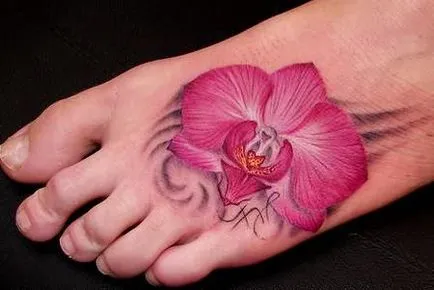 Orchid - tetoválás a nők számára