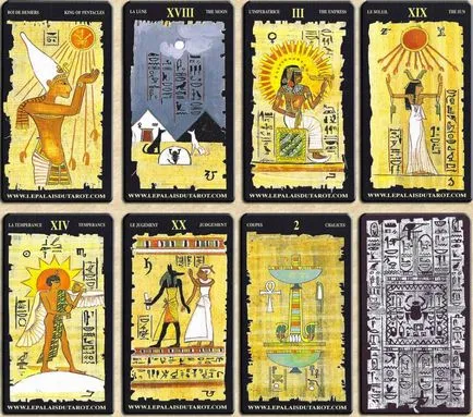 Caracteristici egiptean Tarot - Divination de Tarot