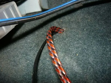 Доклад облицовка на кабина аудио кабели и захранващия кабел към усилвателя - Тунинг, допълнителен