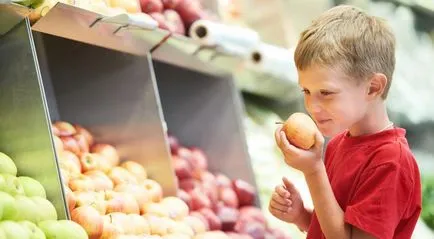 A gyümölcsök és zöldségek a gyermekek étrendjében