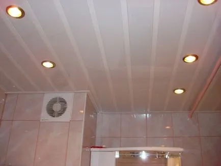 Panouri de tavan MDF oglinda din plastic în baie ca să se tocesc tavanul de lemn suspendat