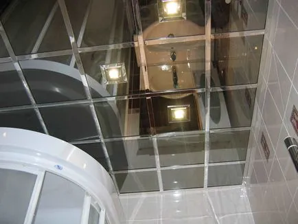 Panouri de tavan MDF oglinda din plastic în baie ca să se tocesc tavanul de lemn suspendat