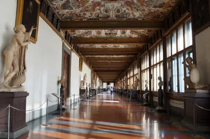 Galeria Uffizi din Florența, poze, descriere, imagini, ore de deschidere, prețul biletului în 2017