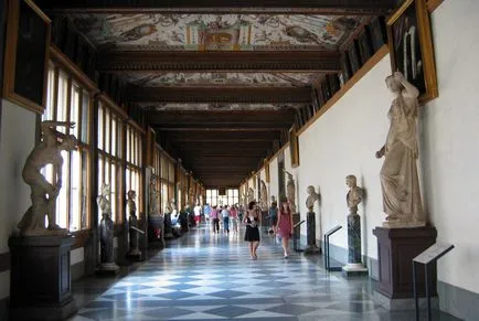 Galeria Uffizi din Florența, poze, descriere, imagini, ore de deschidere, prețul biletului în 2017