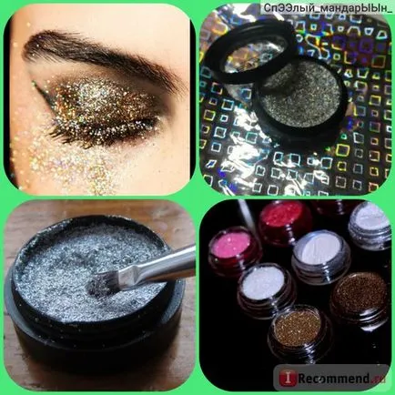 Glitter Bys kozmetikumok csillogás szem krém - «ragyog, csak ragyog! Számos alkalmazási módszereket és