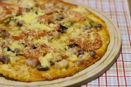 Pizza cu rețete fructe de mare