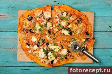 Pizza cu fructe de mare, retete simple,