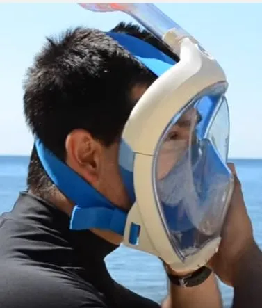 A teljes álarc snorkeling easybreath, a felülvizsgálat