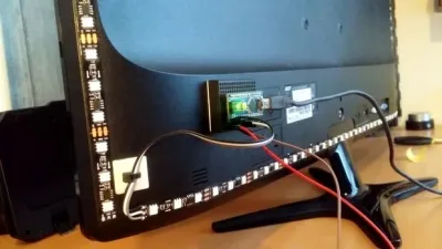 Ambilight осветление с ръцете си за Ардуино - Arduino, Raspberry Pi, умен дом, интернет на нещата,