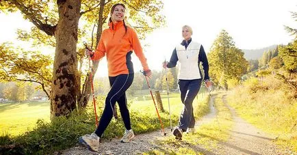 Akár séta hasznos visszeres lehetséges, hogy vegyenek részt a nordic walking, a contra