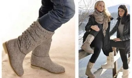 Boots 2017-2018 (71 poze) cizme mici din piele și piele pentru femei cu un top larg și