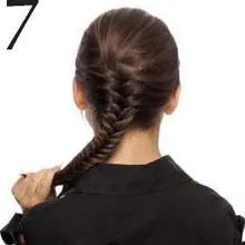 Hairstyle panglica „coadă de pește“, cum sa se țese treptat