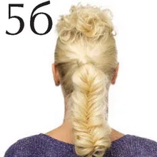 Hairstyle panglica „coadă de pește“, cum sa se țese treptat