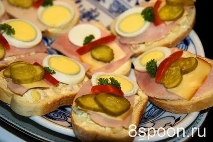 Празнична сандвичи вкусни рецепти със снимки