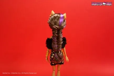 Frizura Monster High babák fishtail zsinór