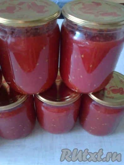 А просто рецепта за доматен сос за зимата - рецептата със снимка