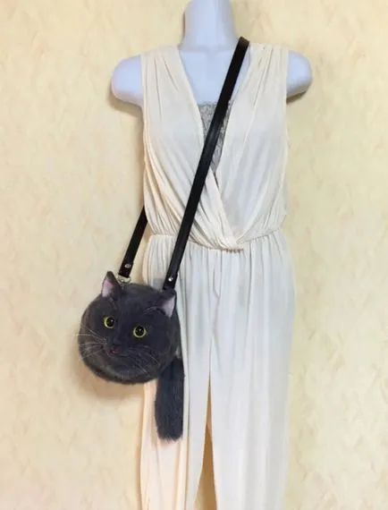 Реалистични чанти като котки или ужас krutoten (10 снимки)