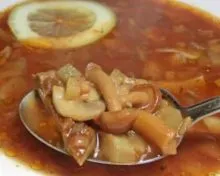 Гъбена супа със замразени гъби рецепта със снимка