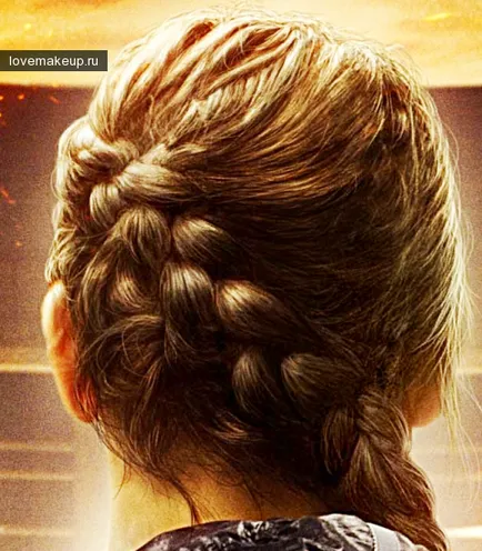 Az ötlet a frizura - Katniss fonat