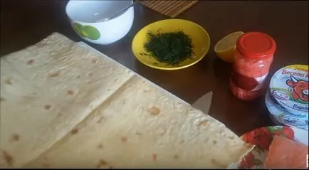 Tekercset lavash különböző töltelékkel egyszerű receptek fotókkal