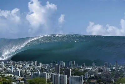 Cel mai mare și cel mai mare val din lume, a tsunami teribil