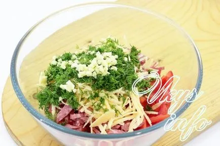 Salata georgiană cu cârnați - retete delicioase