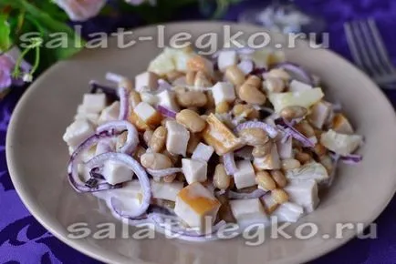 Salata cu reteta de pui afumat cu fotografie delicios