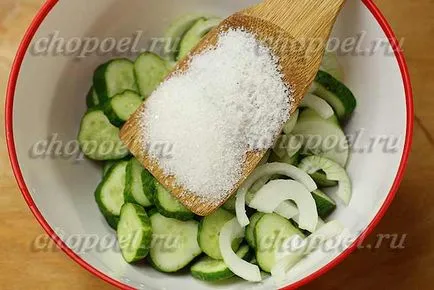 Saláta „Nijinsky” uborka télen - a recept egy fotó