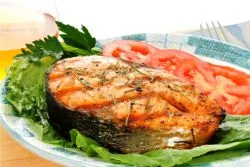 Salmon a grill