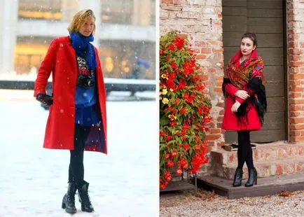 От какво да се носят червени палта - идеи със снимки, съвети, стилисти