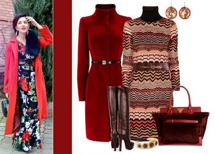 От какво да се носят червени палта - идеи със снимки, съвети, стилисти