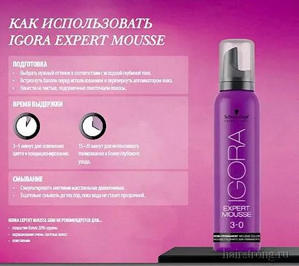 Schwarzkopf Igora Expert mousse - tonifiere mousse pentru păr