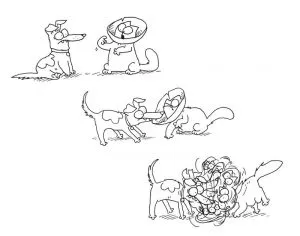 Simon - s macska ki, hogy az állatorvos - színes rajzfilm utazás az állatorvoshoz - farkú kerékpárok