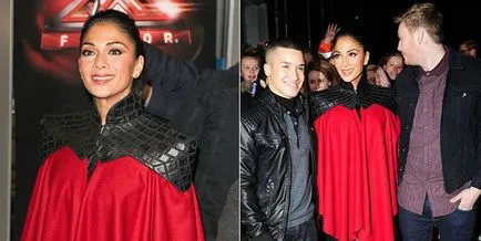 Elegant Nicole Scherzinger la conferința de presă - x-factor