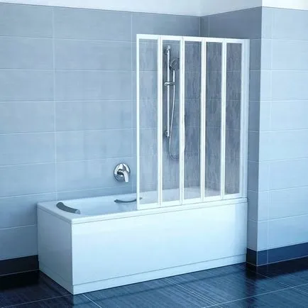 Glass függöny a fürdőszobában, hogyan kell kiválasztani és telepíteni, javítási és design a fürdőszobában