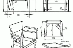 Столове от шперплат производствени техники