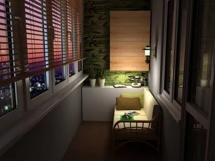Belső erkély egy lakásban, ötleteket, tippeket design, fotó és videó