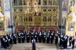 Светската църква в Челябинск хор извършва в манастира на Valaam