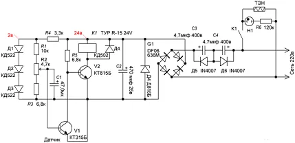 Schema de apa termostat