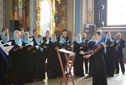 Светската църква в Челябинск хор извършва в манастира на Valaam